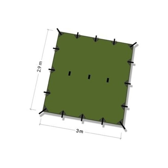 Superlight Tarp – Olive Green