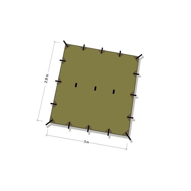 Recycled Tarp 3 Olive Drab