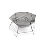 Hexagon - RVS Grill en Vuurschaal