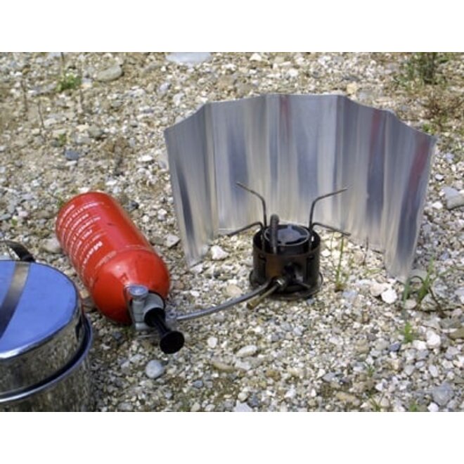 Aluminium Windscherm (Roll-Up) 18 cm