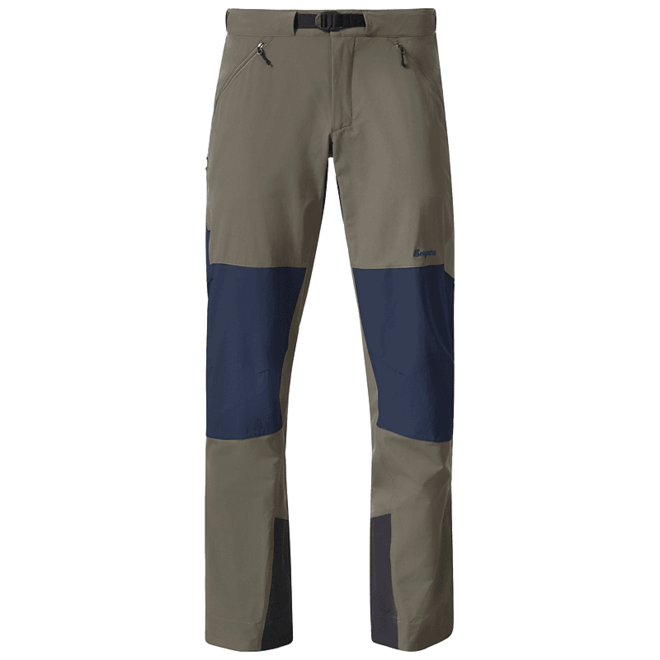 Vaagaa Softshell Pants - Men - Green Mud/Navy Blue