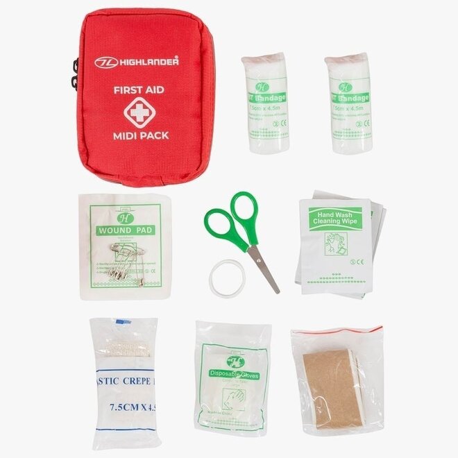 First Aid Midi Pack Red