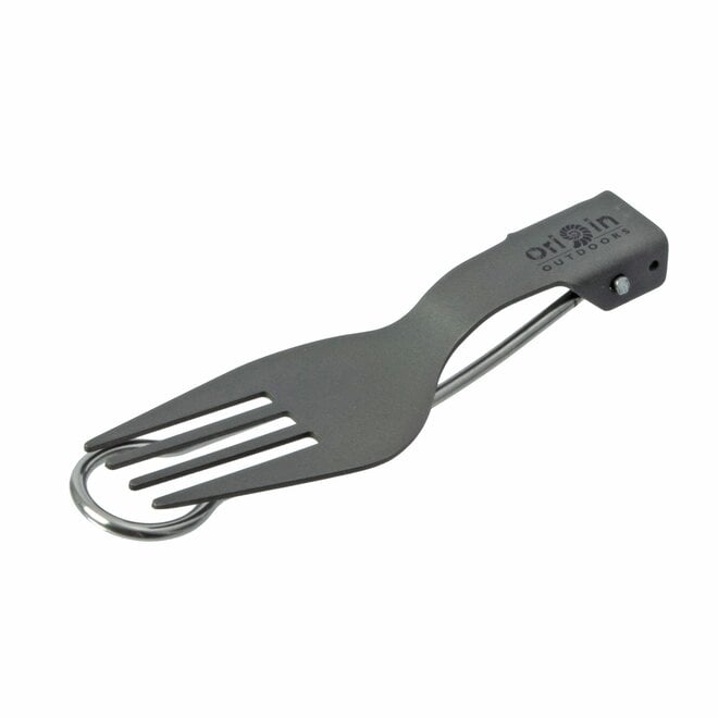 Titanium bestekset opvouwbaar - Titan Bushcraft