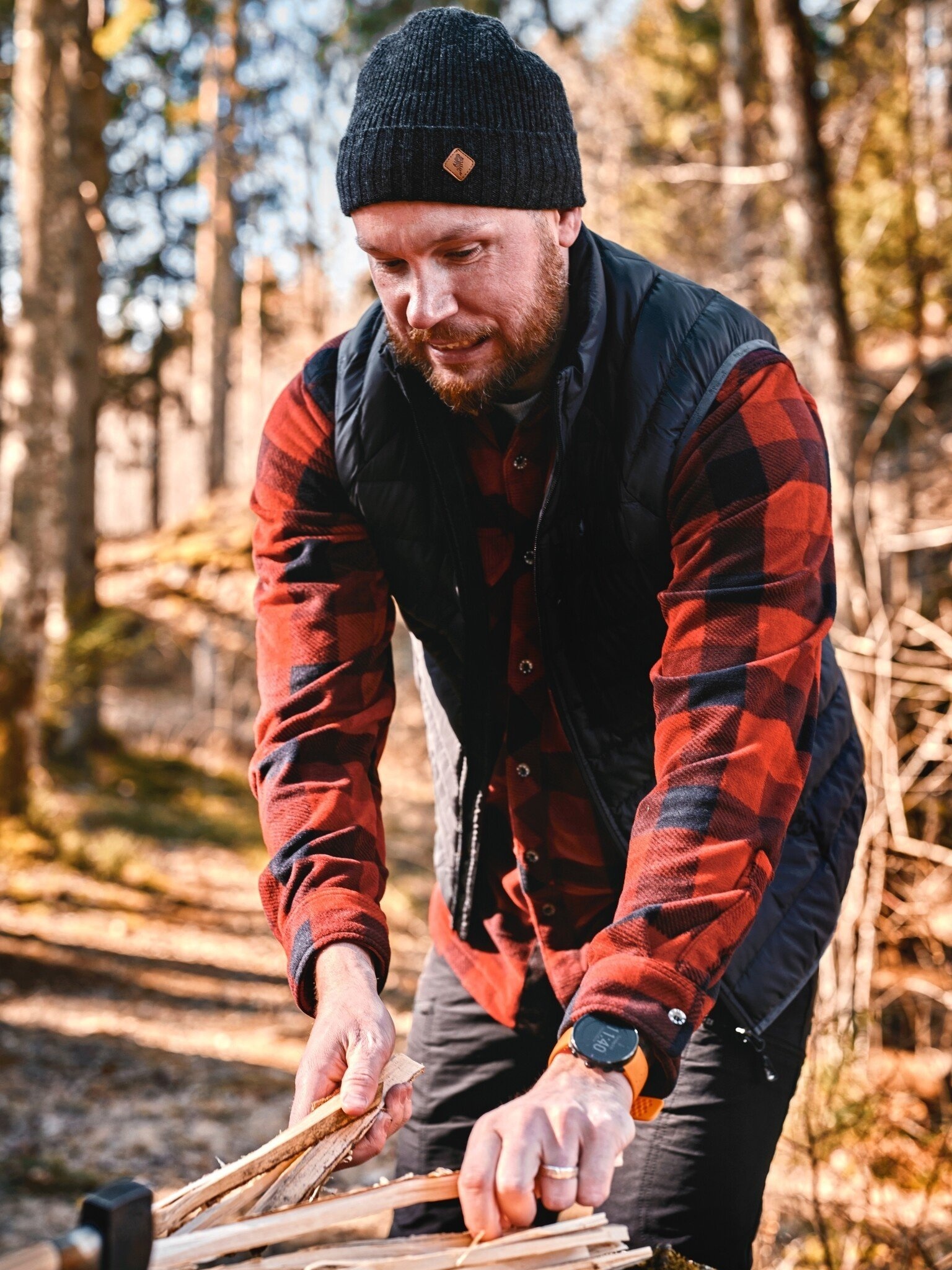 Pinewood Finnveden Canada Fleeceshirt - Green/Black