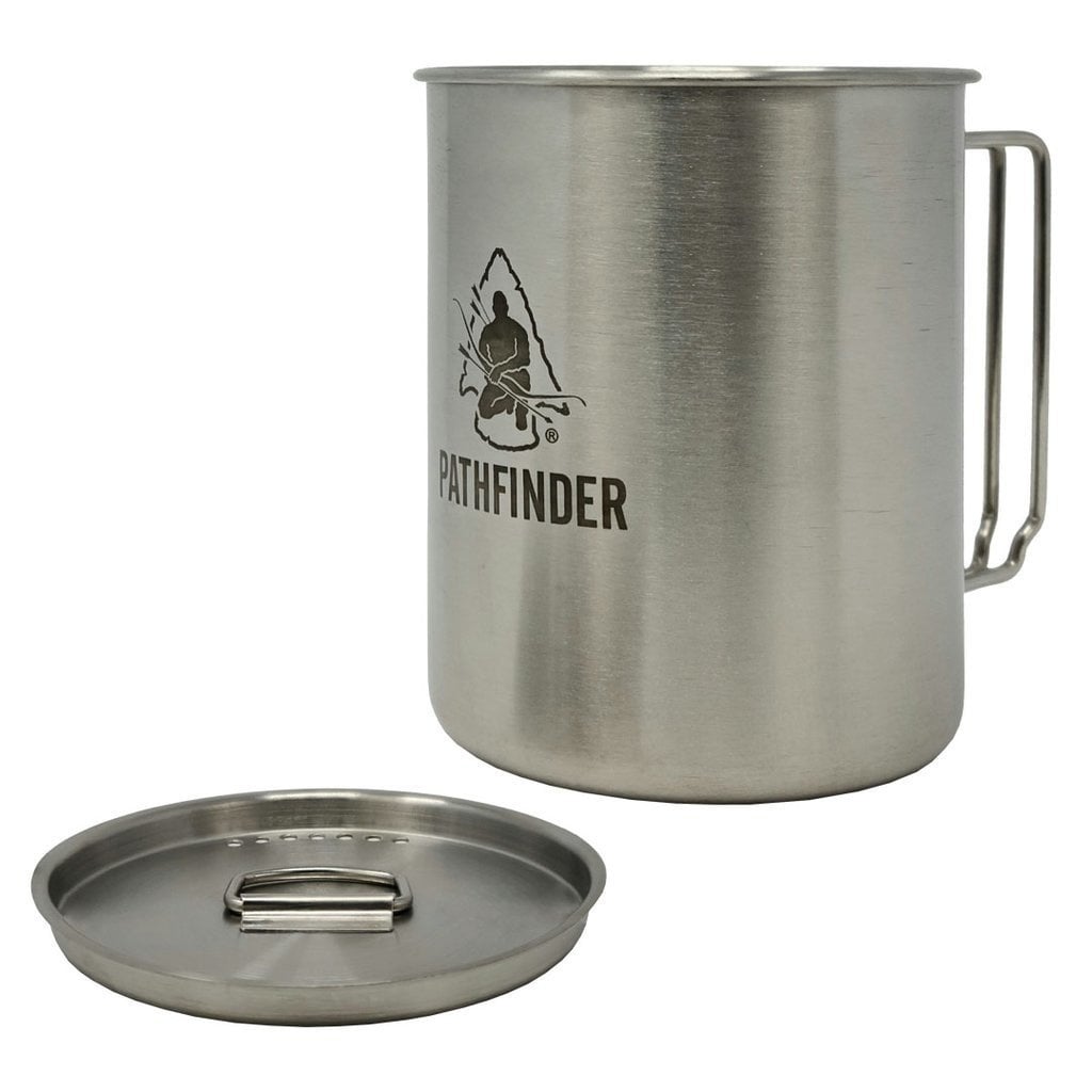 RVS Drinkbeker 0,75 L met deksel