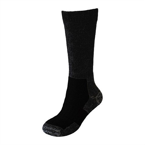 Possum Merino Trekka Sokken - Black
