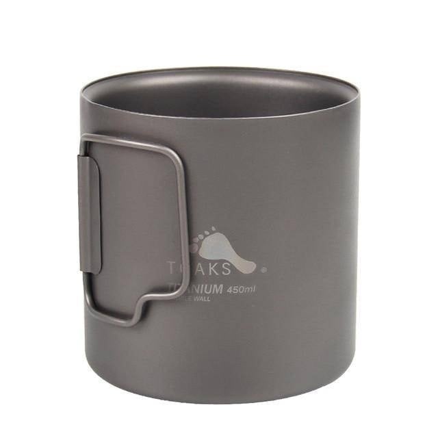 Titanium 450ml Mok -Dubbelwandig