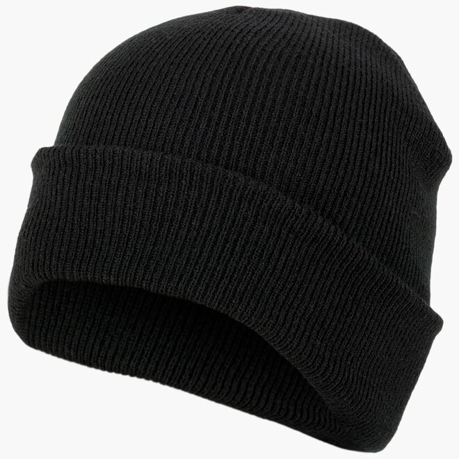Deluxe Watch Hat - Black