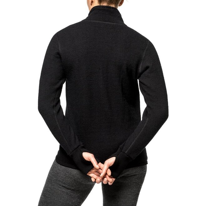 Merino Mid Layer Full Zip Jacket 600 - Black