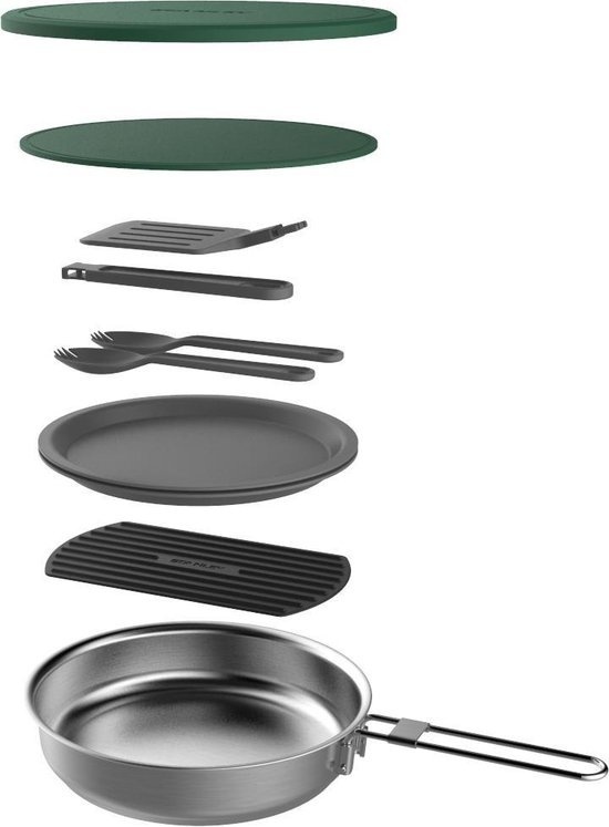 Adventure Prep + Eat Fry Pan Set Stainless Steel