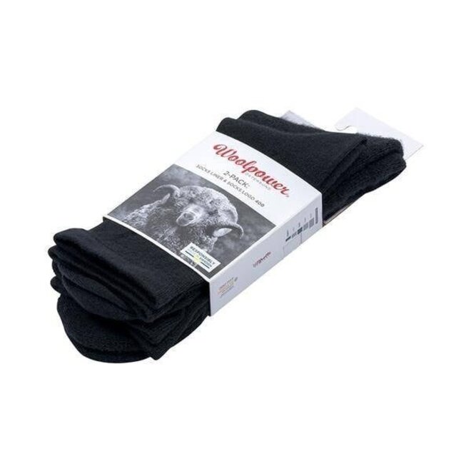 2-Pack: Liner Sock / Sock 400 - Zwart