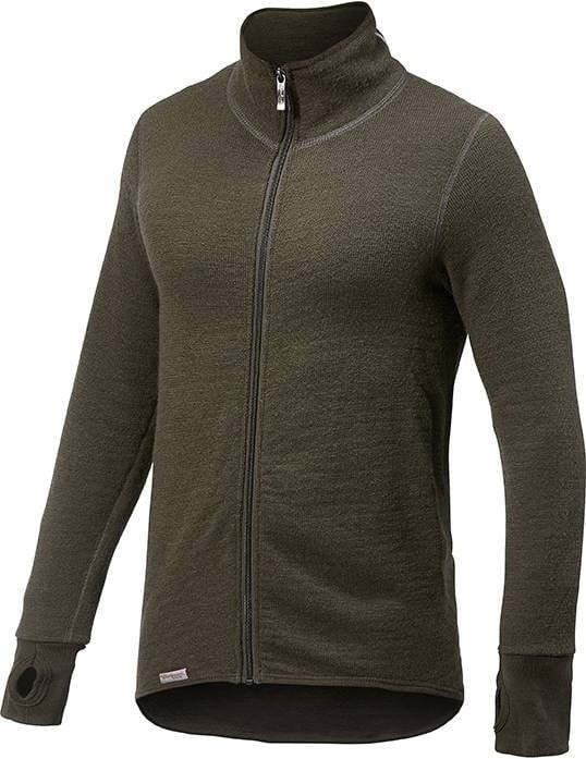 Merino Mid Layer Full Zip Jacket 400 - Pine Green