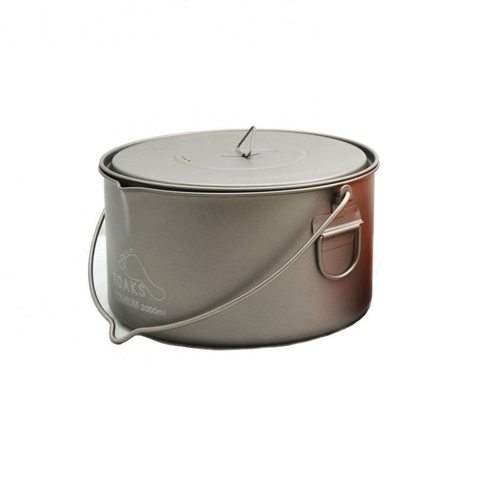 Titanium 2000ml Pan - Met Hengsel