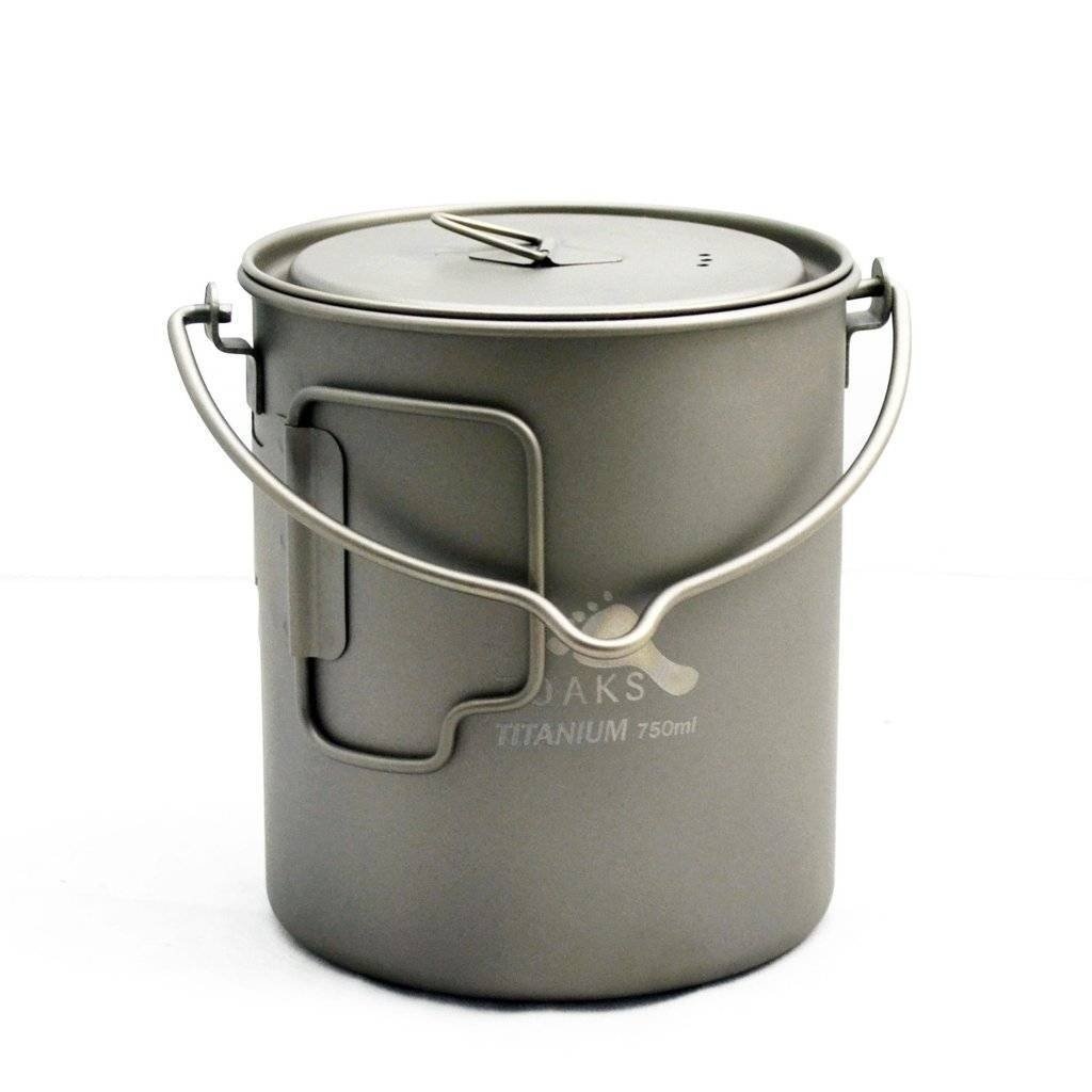 Titanium 750ml Pan - Met Hengsel