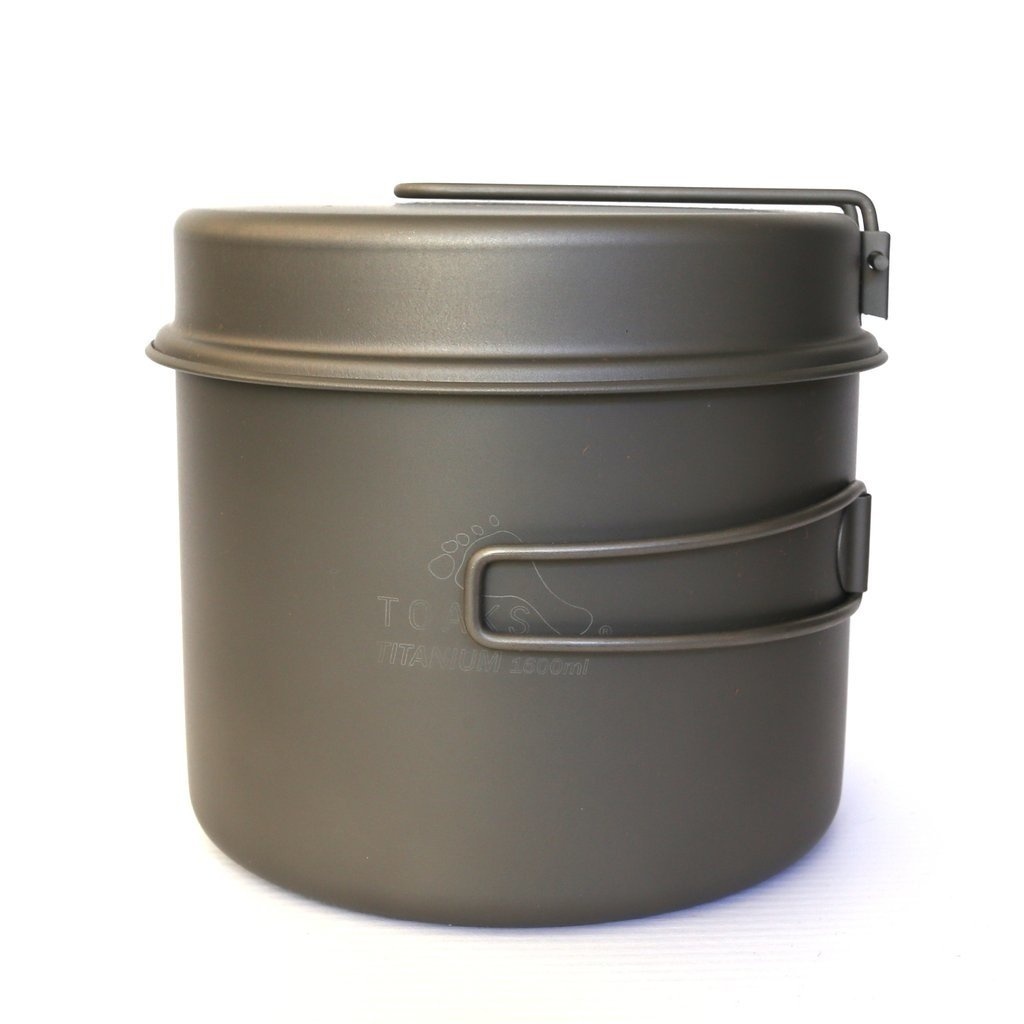 Titanium 1600ml Pan - Multifunctioneel Deksel