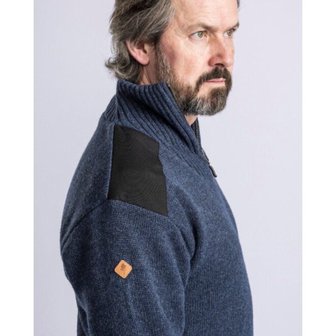 Hurricane Sweater - Dark Navy Melange