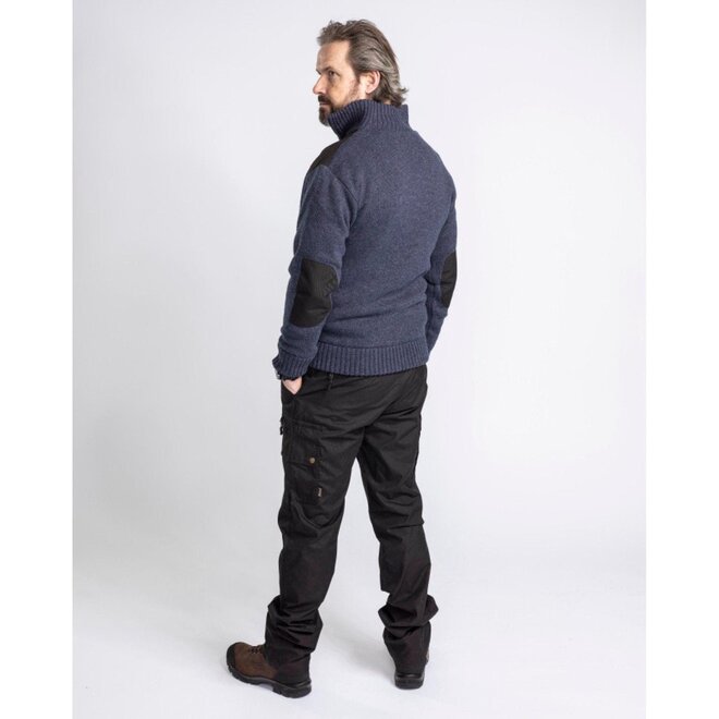 Hurricane Sweater - Dark Navy Melange