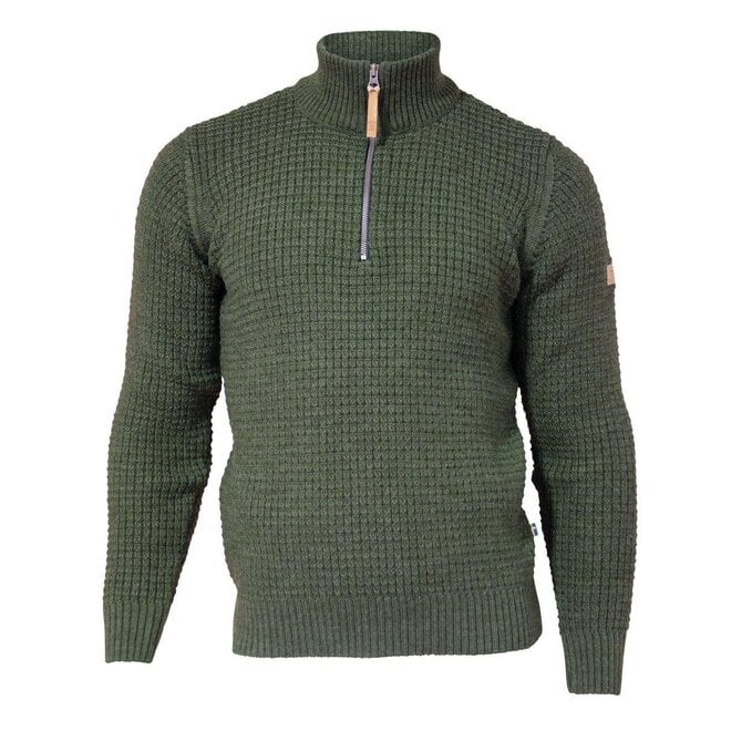 Moritz half zip - Loden Green