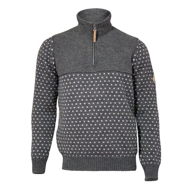 Sverre half zip - Grey