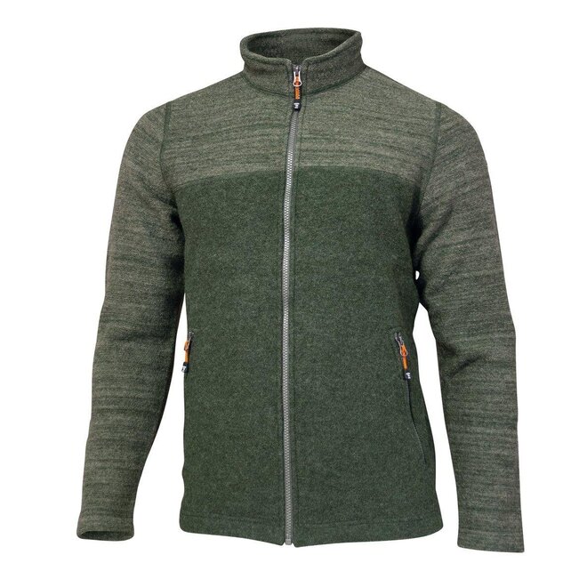 Jon full zip - Loden Green