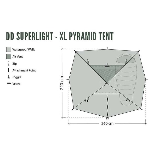 SuperLight - XL Pyramid Tent