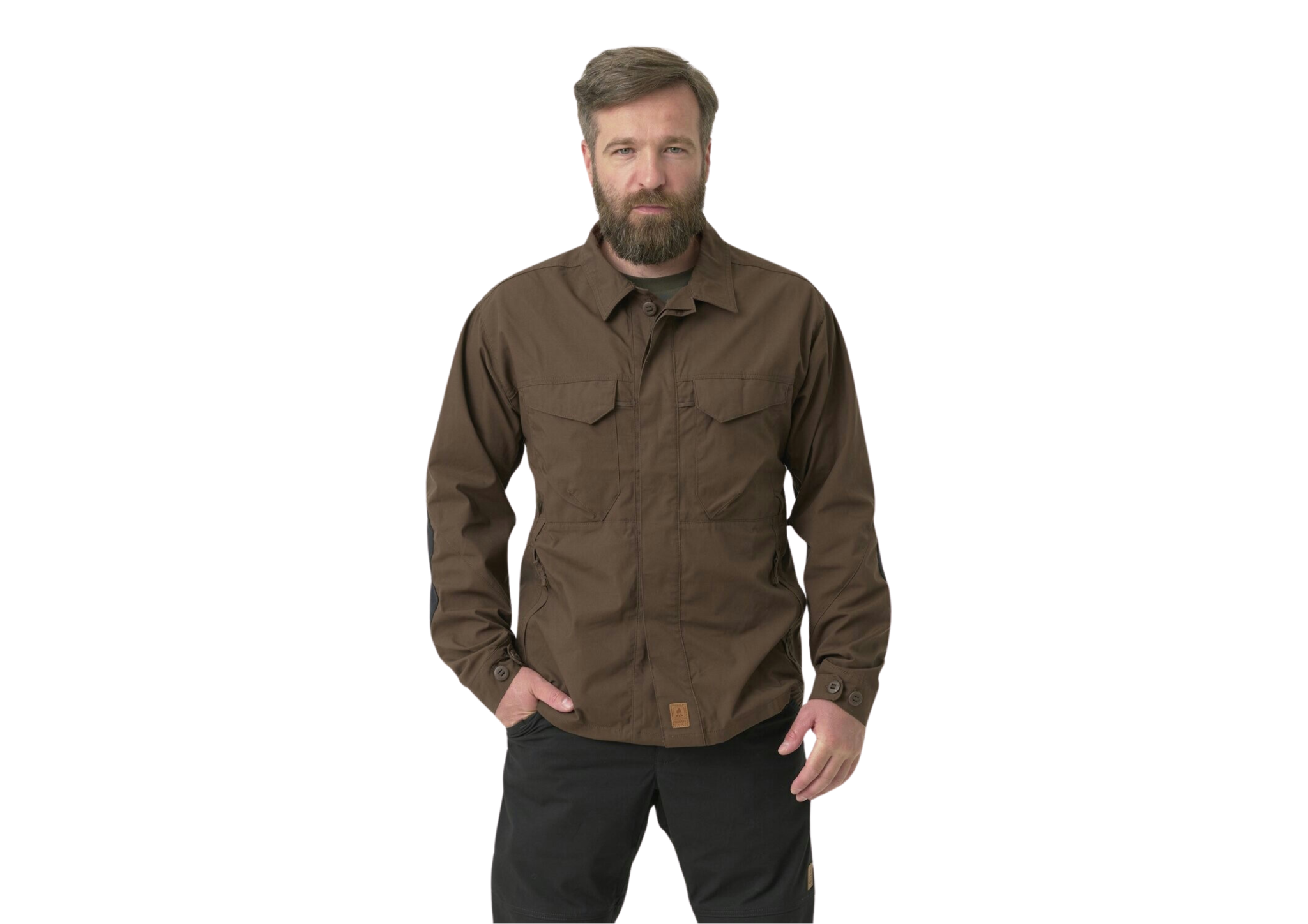 Woodsman Shirt Bruin/Zwart