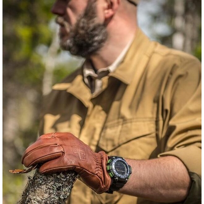 Leren Bushcraft Handschoenen Lumber Bruin