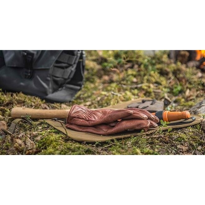 Leren Bushcraft Handschoenen Lumber Bruin