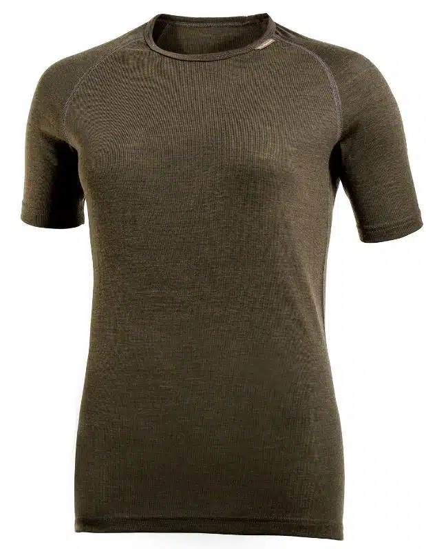 Merino Base Layer Tee LITE - Pine Green