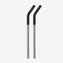 Straw 2 Pack - 8mm - Black