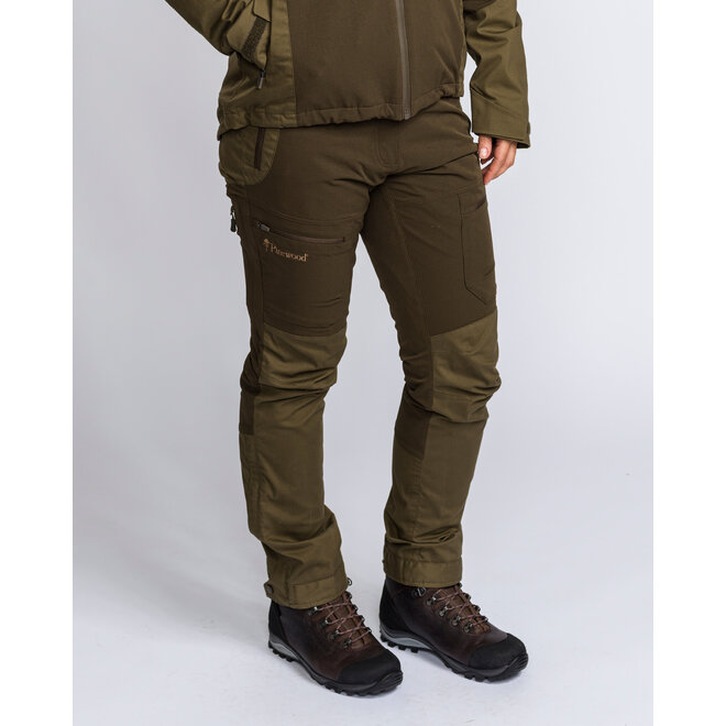 Finnveden Hybrid Extreme Trousers - D.Olive/H.Olive - Women
