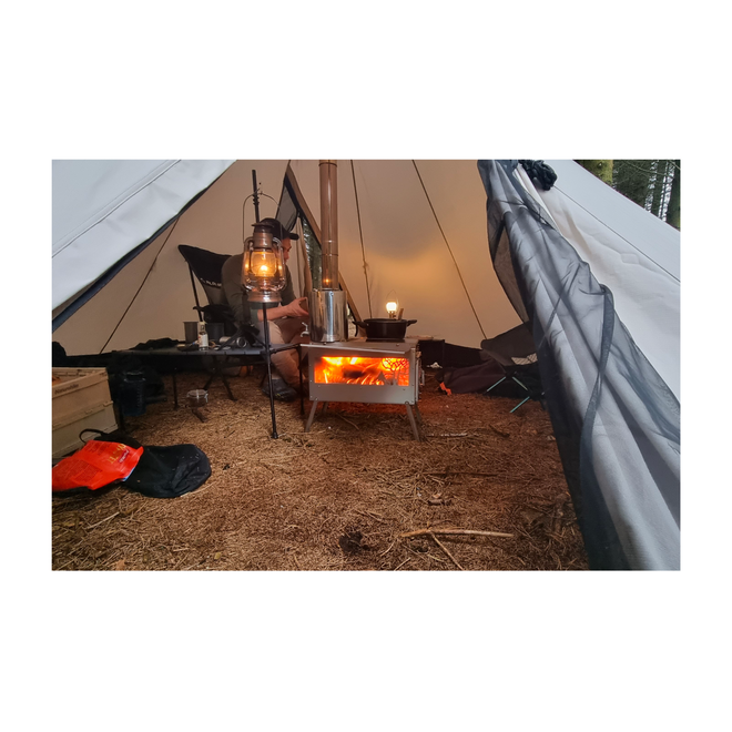 Stainless steel stove - Base Camp