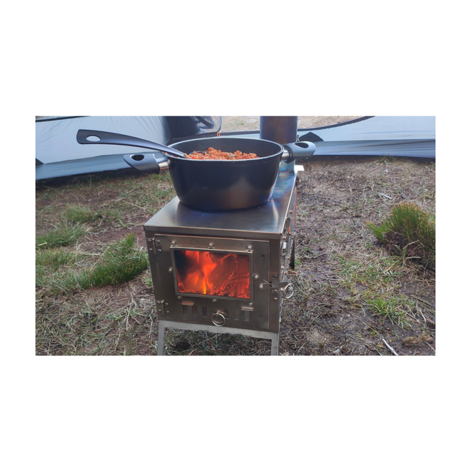 Foldable Steel Stove 270cm pipe LW