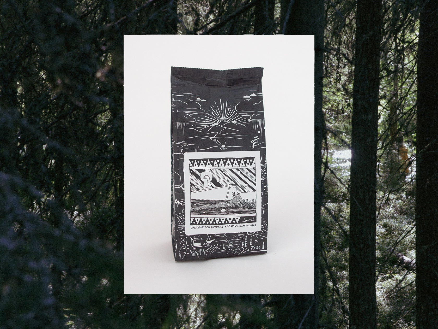 Filterkaffe Dark Roasted Organic (250 gram)