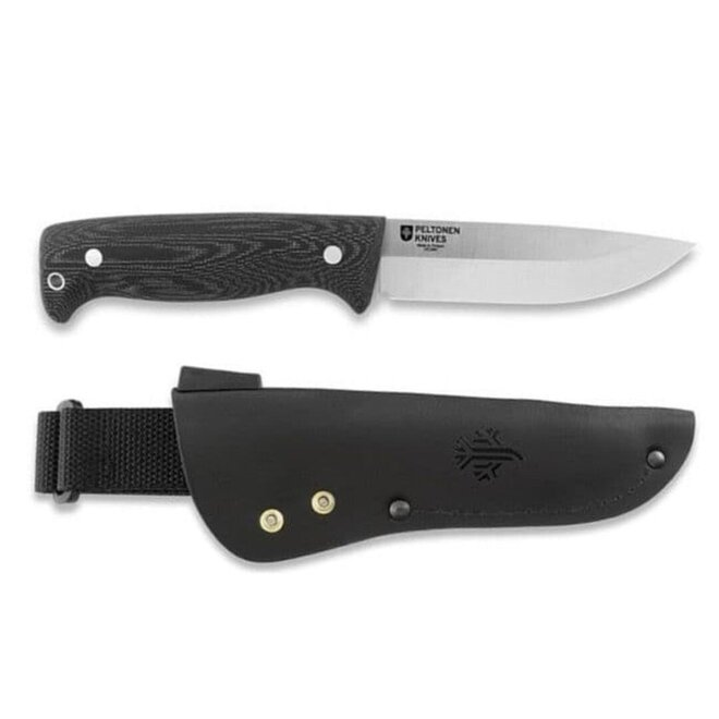M07 Ranger Puukko Full Tang Mes Zwart Micarta (FJP501)