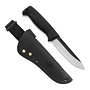 M07 Ranger Puukko Mes PTFE Zwart met Lederen Schede (FJP003)