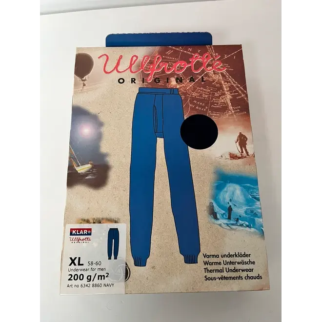 Long Johns with Fly 200 Navy Blue