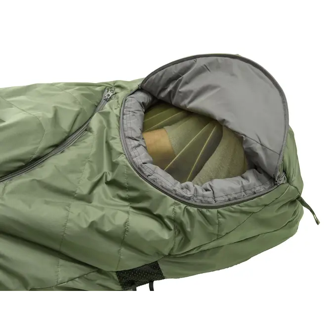 Wolle Survival Ice XXL Wide Slaapzak | -12°C | Greenery