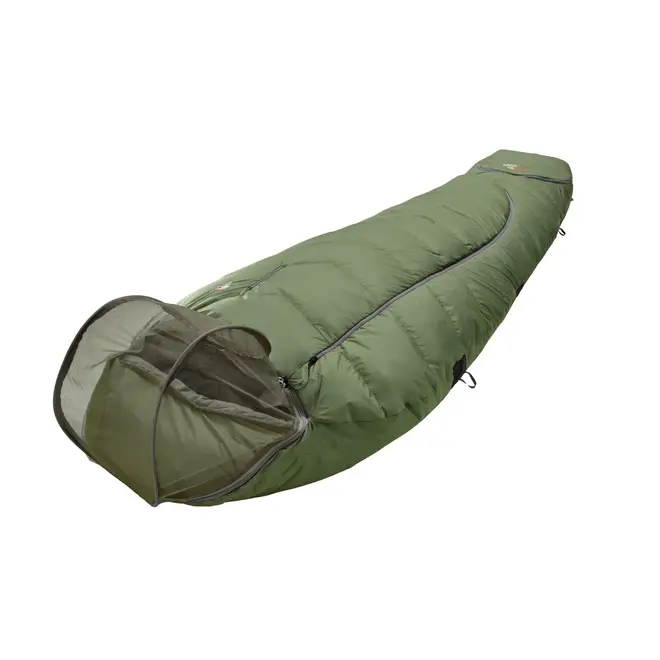 Wolle Survival Ice XXL Wide Slaapzak | -12°C | Greenery