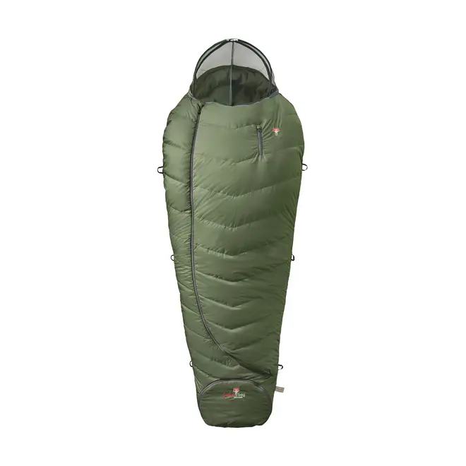 Wolle Survival XXL Wide Slaapzak | -1°C | Greenery