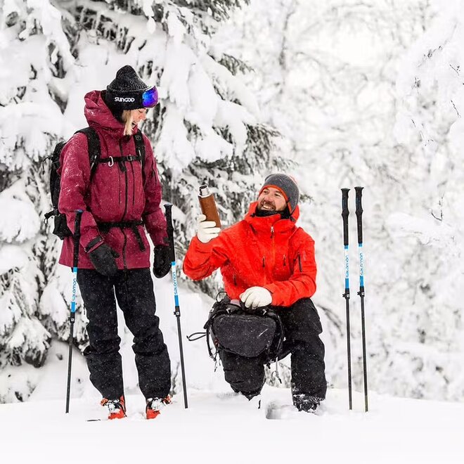 HELAGS - Geïsoleerde drinkfles | 575ml | Dark Leather