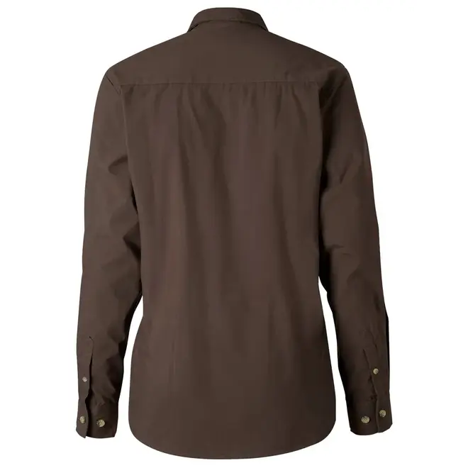 Dames- InsectSafe Poplin Long Sleeve Shirt - Dark Olive (3228)