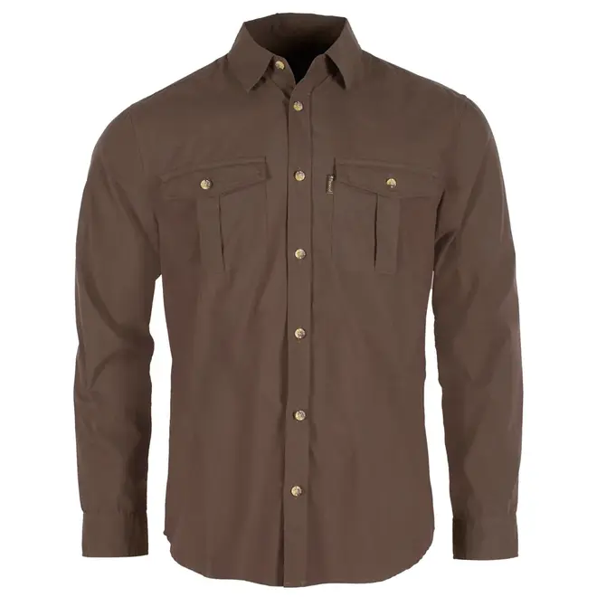 InsectSafe Poplin Long Sleeve Shirt - Dark Olive (5228)