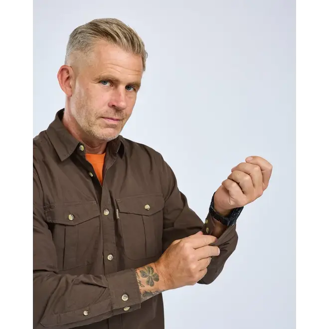 InsectSafe Poplin Long Sleeve Shirt - Dark Olive (5228)