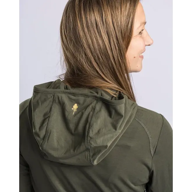 Dames - InsectSafe Function Hoodie - Moss Green (3148)