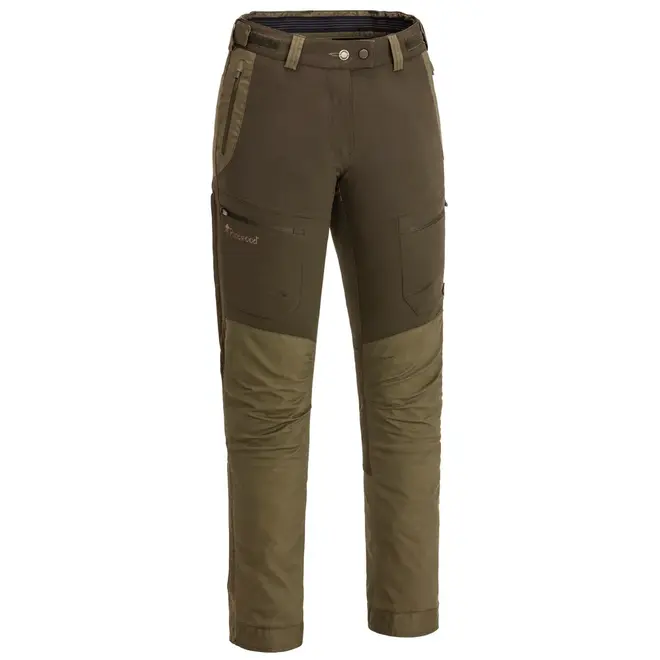 Dames - Finnveden Hybrid Extreme Trousers - Dark Olive / H. Olive (3302) (LONG / SHORT MATEN)