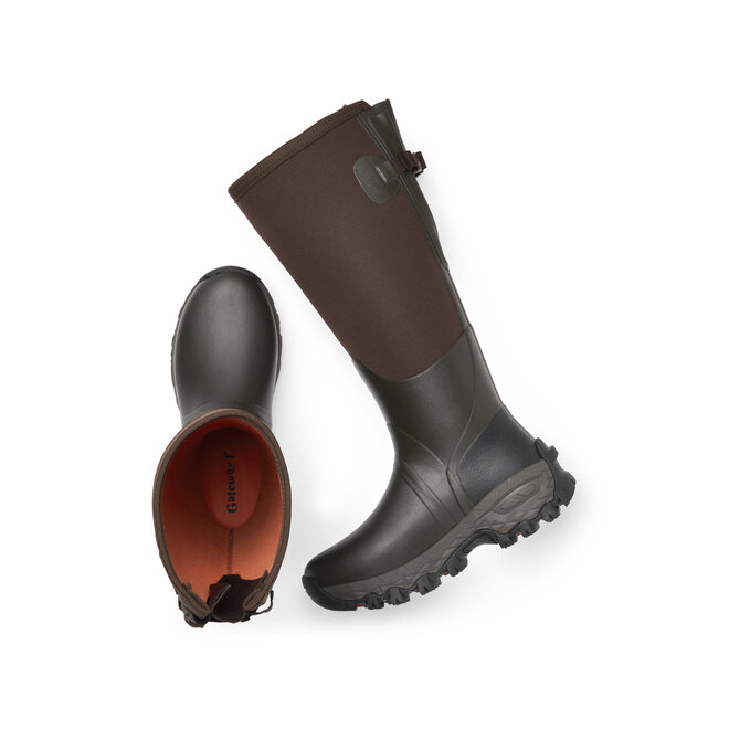 Dames - Woodwalker Outdoorlaarzen - Dark Brown - 17" / 4mm