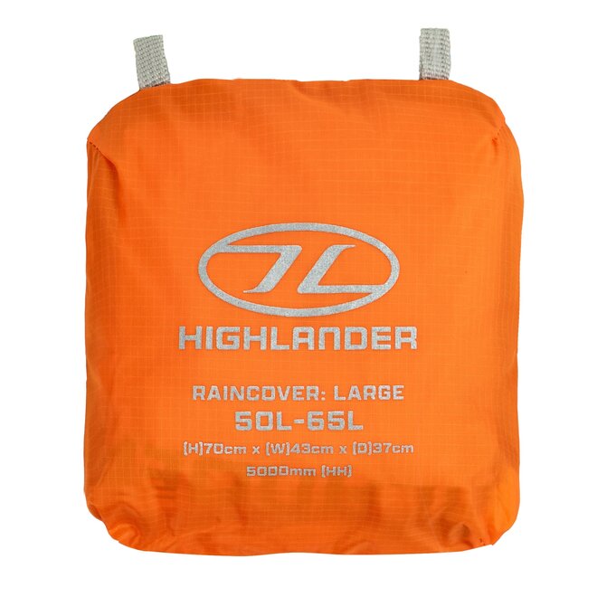 Regenhoes Rugzak 50-65 Liter Oranje