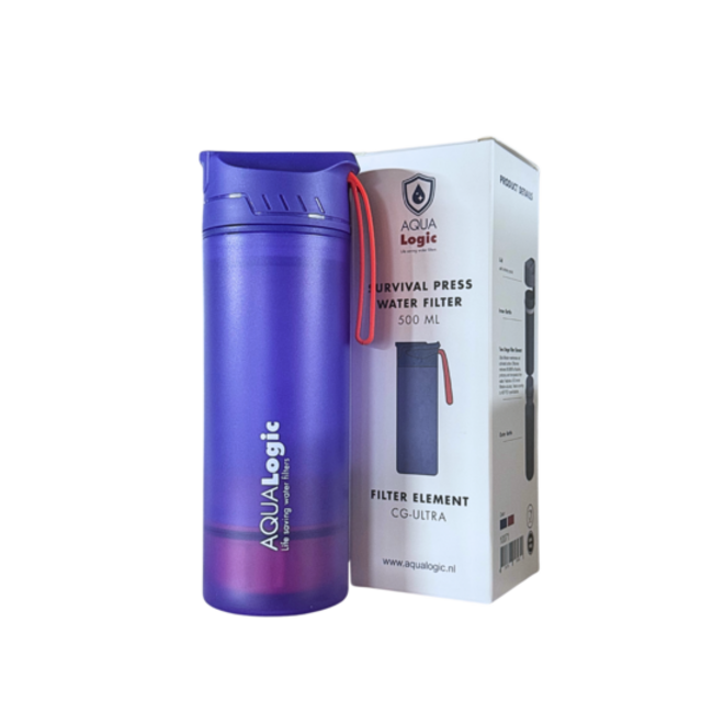 Survival Press Waterfilter - CG Ultra - Violet Blue