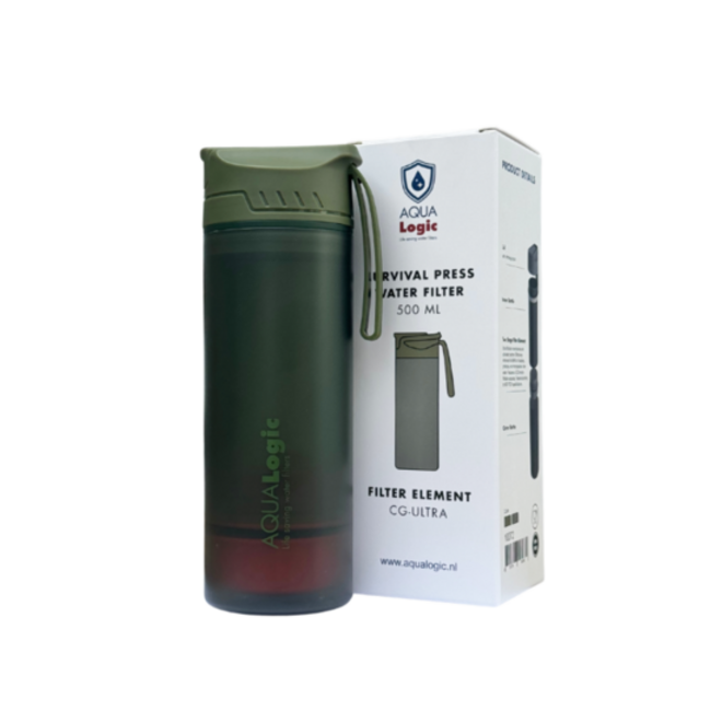 Survival Press Waterfilter - CG Ultra - Green